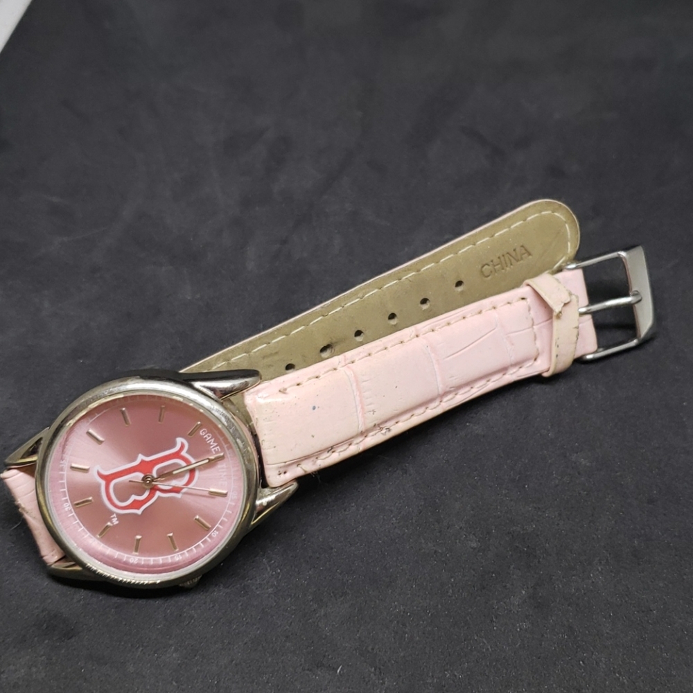 Pink Boston Red Sox watch